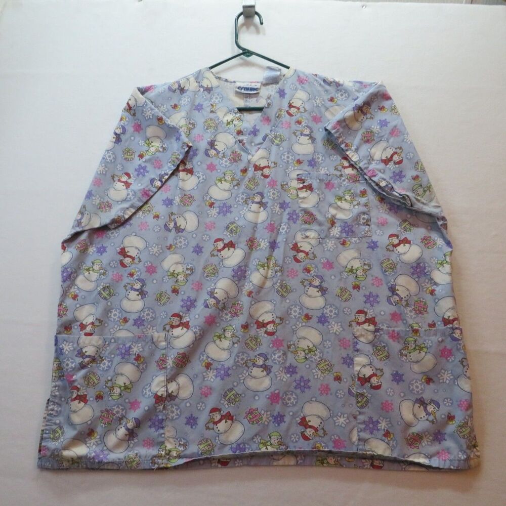 JJJ Scrubs 3xl Snowman Scrubs